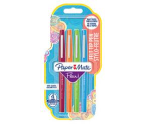 Pennarello Flair Nylon punta feltro 1,1 mm colori assortiti Fun - 14318