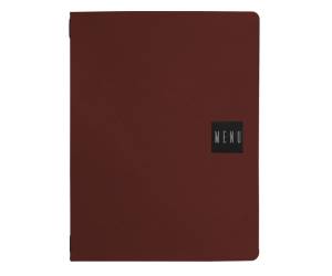 PortaMenu Talk 3 inserti doppi inclusi A4,24,3 x 31,6 cm bordeaux - 11994