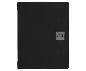 PortaMenu Talk 3 inserti doppi inclusi A4,24,3 x 31,6 cm nero - 11991