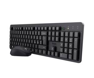 Set tastiera e mouse wireless ultrasilenzioso TKM - 360,15721