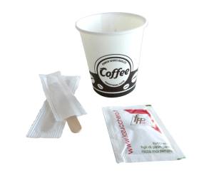 Serving kit - 50 bicchierini + 50 bustine zucchero + 50 palettine - Fpp - PPZUKITOCS50E - 8000265131022 - DMwebShop