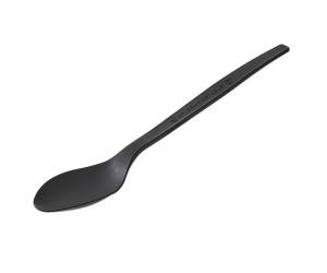 Cucchiaio monouso in CPLA - 16 cm - nero - conf. 50 pezzi - Leone - Q2042.Z - 8024112017048 - DMwebShop