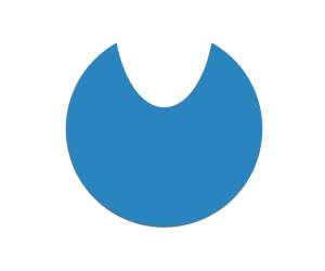 Adesivo raccolta differenziata per carrello portasacco spessore 300 micron blu - 20220