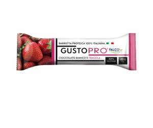 Barretta proteica GustoPro cioccolato bianco fragola 40 gr - 20064