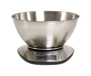 Bilancia da cucina Graal con ciotola peso massimo 5 kg acciaio - 19765