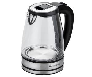Bollitore elettrico cordless caraffa in vetro 2200 W nero - 19792