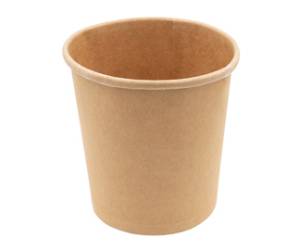 Bowl per zuppe monouso 480 ml cartoncino avana - 18061