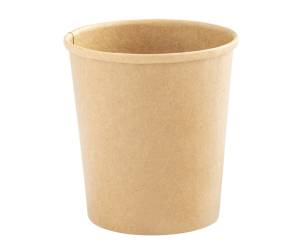 Bowl per zuppe monouso 780 ml cartoncino avana - 18064