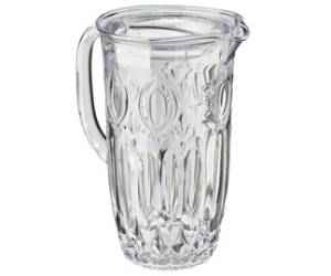 Caraffa decorata Milos 1,7 lt metacrilato trasparente - 17919