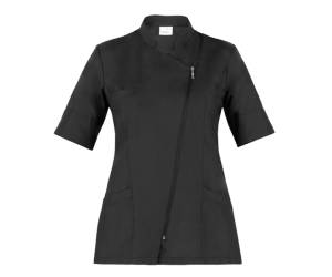 Casacca Carmen da donna manica corta taglia M nero - 16786