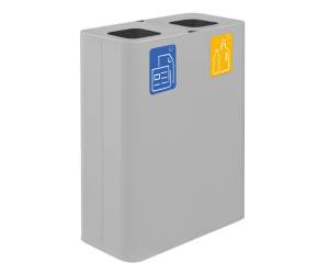 Contenitore gettacarte Pure 60 x 30 x 80 cm 120 lt bianco - 20175