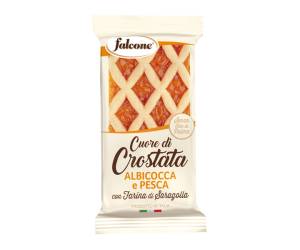 Cuor di crostata albicocca e pesca 60 gr Falcone - 20027