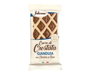 Cuor di crostata gianduia 60 gr Falcone - 20042