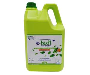 Detergente pavimenti Ebiol Tanica 5 kg agrumi - 20545