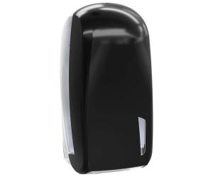 Dispenser per carta igienica interfogliata Skin Carbon piegata a V e Z nero - 20852