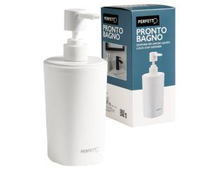 Dispenser sapone liquido Pronto Bagno diametro 8 cm 450 ml PPL bianco - 20726