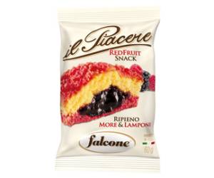 Il Piacere Red Fruit Snack more e lampone 60 gr Falcone - 20065