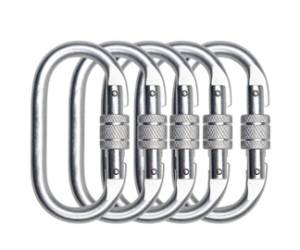 Moschettone a vite acciaio - 19640