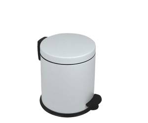 Pattumiera a pedale New Bin Basic 5 lt metallo verniciato bianco Medial 913051 - 20976