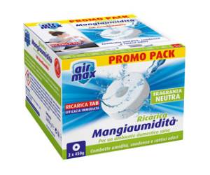 Ricarica tab Mangiaumidita neutra 2 x 450 gr - 20406