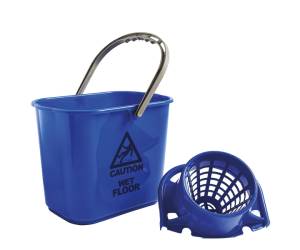 Secchio Polar con strizzatore 15 lt blu - 20355