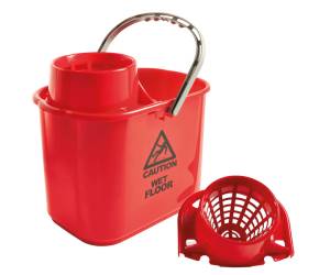 Secchio Polar con strizzatore 15 lt rosso 30 x 27 x 37 cm - 20322