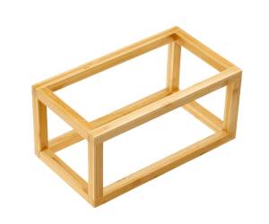 Set 2 supporti per vassoio Venezia bamboo colore naturale - 17941