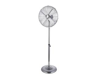 Ventilatore Cromo da terra pala diametro 45 cm 60 W metallo cromato Cfg EV080 - 19846