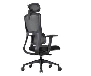 Poltrona semidirezionale Balance - in rete - nero - Unisit - CH3255 - 8059513462111 - DMwebShop