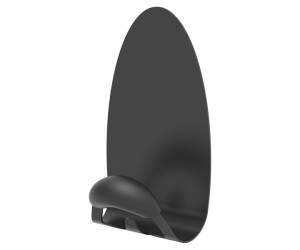 Appendiabiti magnetico 8 x 7,5 x 11,5 cm 1 posto nero - 23714
