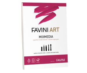 Blocco collato Mix Media A4,250 gr 20 fogli Art - 21986