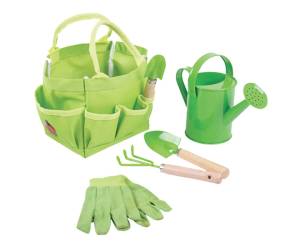 Borsa con 5 attrezzi da giardinaggio bambino - 23123