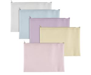 Busta con zip Bubble 31,5 x 24,5 cm EVA colori pastello assortiti - 21767