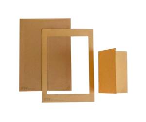 Cartoncino prefustellato 117 x 170 mm avana - 21336