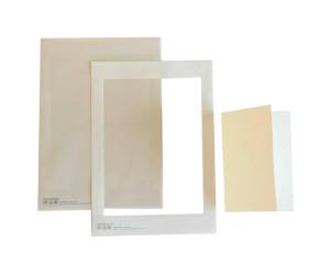 Cartoncino prefustellato 117 x 170 mm avorio liscio - 21318