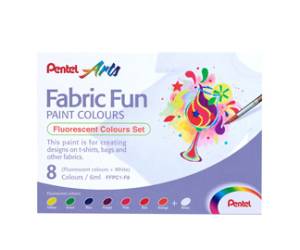 Colore in tubetto per tessuto Fabric Fun colori fluo assortiti - 23076
