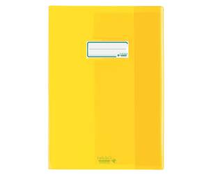 Coprimaxi Colibri con alette ecoPE 180 mic A4 liscio trasparente giallo - 22111