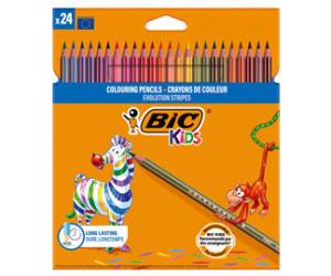 Matita colorata Evolution Stripes colori assortiti - 22851