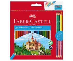 Matita colorata eco Il Castello con 3 bicolor diametro mina 3 mm astuccio 24 pezzi - 22844