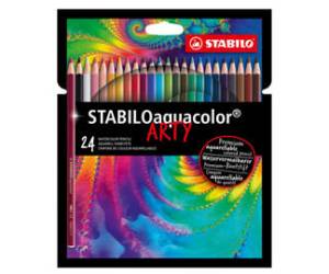 Pastelli Arty Aquacolor colori assortiti astuccio 24 pezzi - 22840