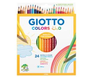 Pastelli colorati Colors 3,0 diametro mina 3 mm astuccio 24 pezzi Giotto F278400 - 22848