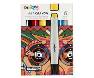 Pastello a cera Art Crayon diametro 10 mm x 138 mm colori assortiti Plus - 22811