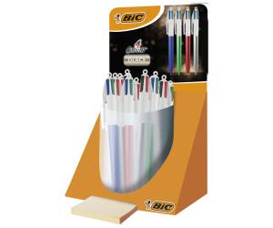 Penna sfera scatto multifunzione 4 Colors Glace punta 1 mm colori assortiti expo 40 pezzi - 25196