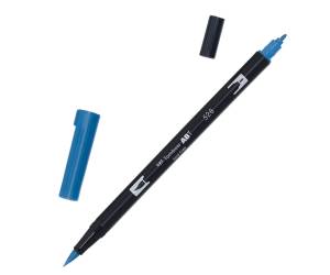 Pennarello Dual Brush 528 navy blue - 23655