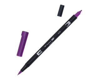 Pennarello Dual Brush 676 royal purple - 23559