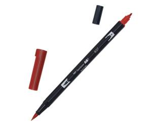 Pennarello Dual Brush 837 wine red - 23562