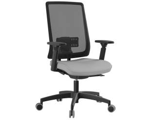 Poltrona semidirezionale X Pro c braccioli grigio - 24489