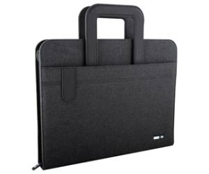 Portablocco Flap con manici tessuto nero - A4,21550