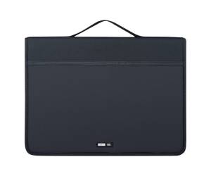 Portablocco Porter con manici tessuto nero - A4,21552