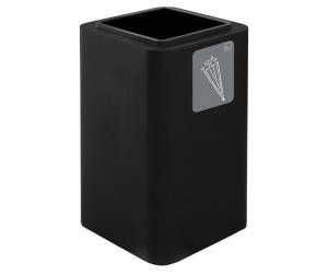Portaombrelli Cubo 38 x 38 x 65 cm acciaio nero - 24195